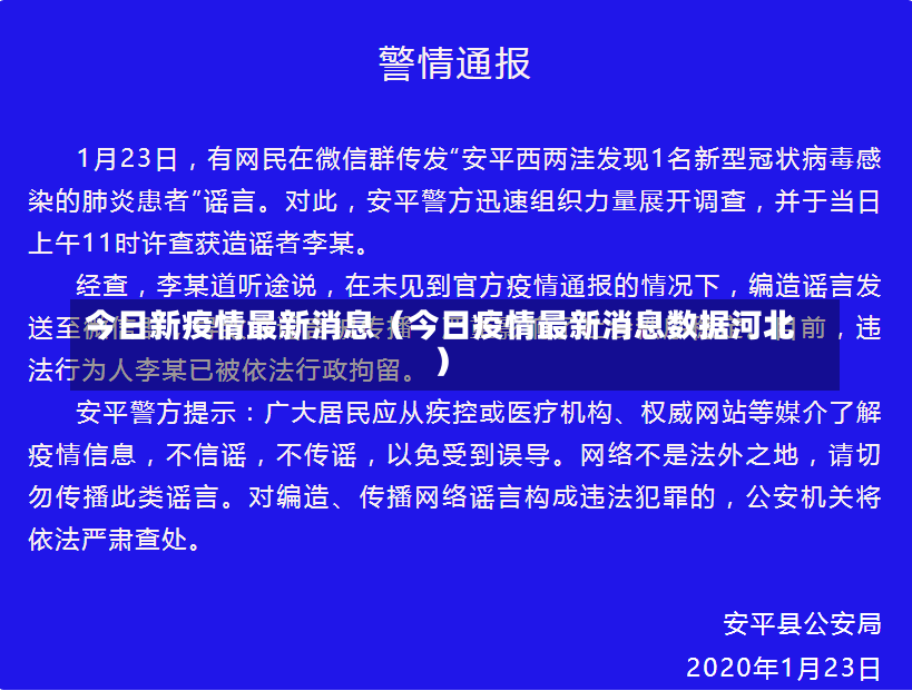 今日新疫情最新消息（今日疫情最新消息数据河北）-第1张图片