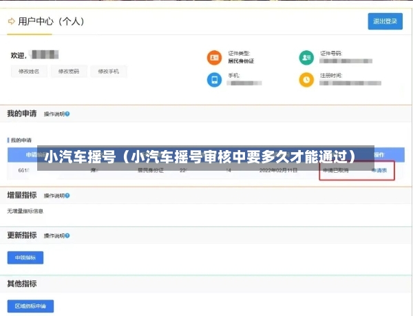 小汽车摇号（小汽车摇号审核中要多久才能通过）-第3张图片