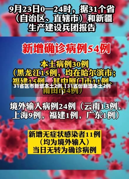 31省区市新增本土2例（31省份新增本土2例）-第3张图片