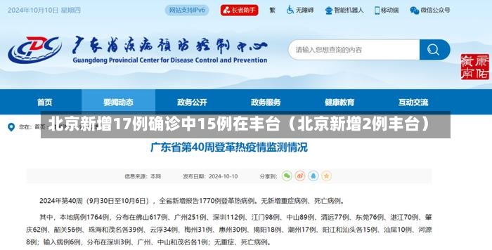 北京新增17例确诊中15例在丰台（北京新增2例丰台）-第3张图片