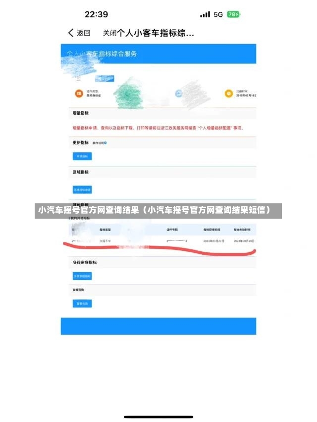 小汽车摇号官方网查询结果（小汽车摇号官方网查询结果短信）-第2张图片