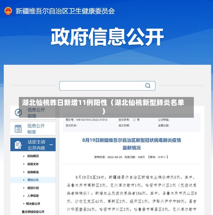 湖北仙桃昨日新增11例阳性（湖北仙桃新型肺炎名单）-第2张图片