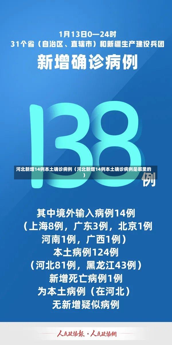 河北新增14例本土确诊病例（河北新增14例本土确诊病例是哪里的）