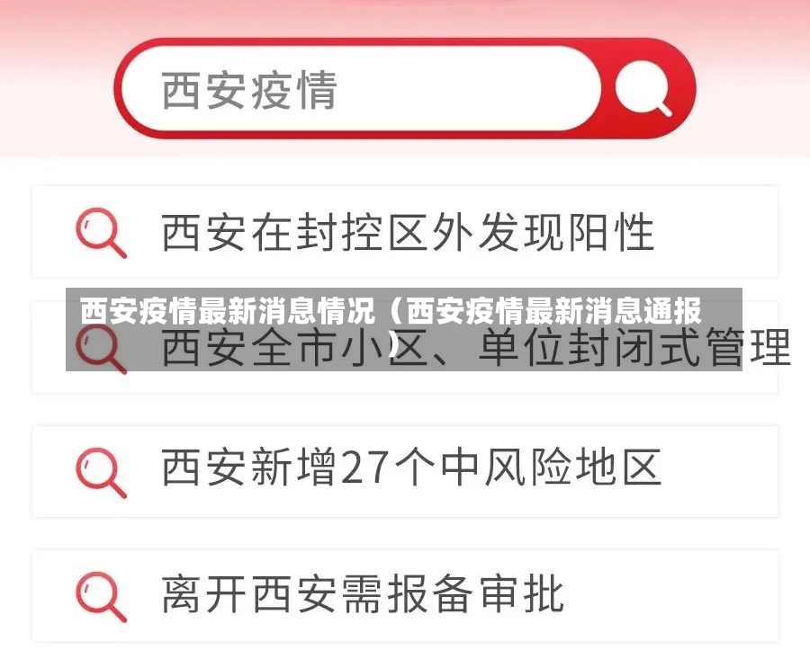 西安疫情最新消息情况（西安疫情最新消息通报）-第2张图片