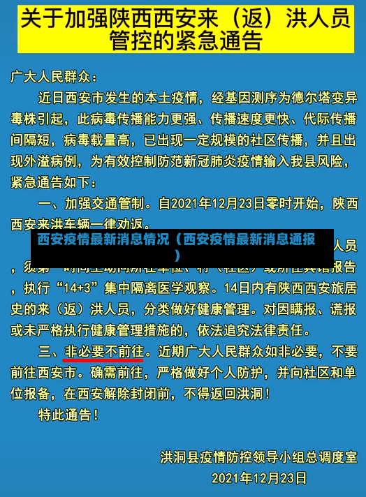 西安疫情最新消息情况（西安疫情最新消息通报）-第3张图片