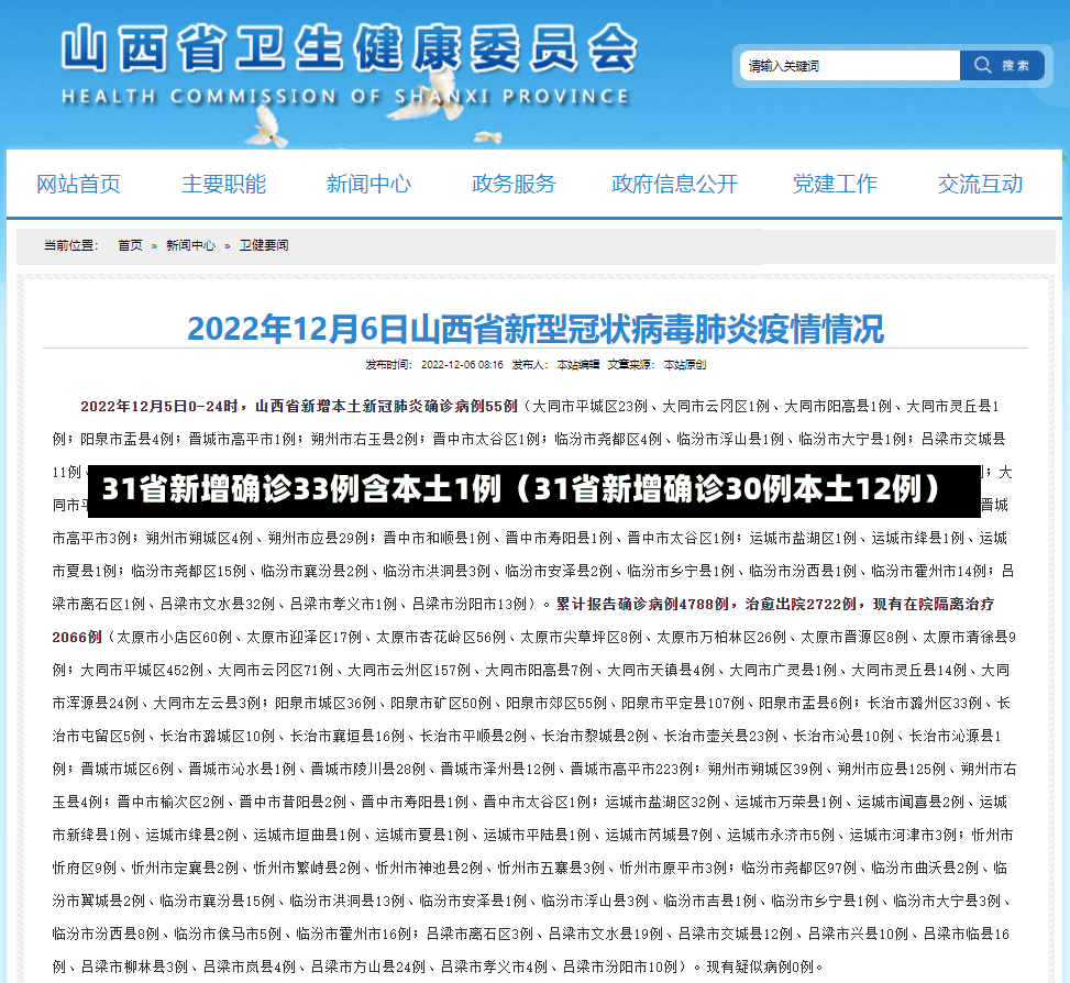 31省新增确诊33例含本土1例（31省新增确诊30例本土12例）-第3张图片