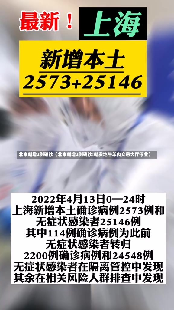 北京新增2例确诊（北京新增2例确诊!新发地牛羊肉交易大厅停业）-第2张图片