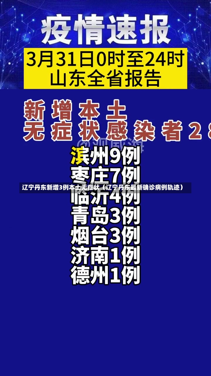 辽宁丹东新增3例本土无症状（辽宁丹东最新确诊病例轨迹）-第1张图片