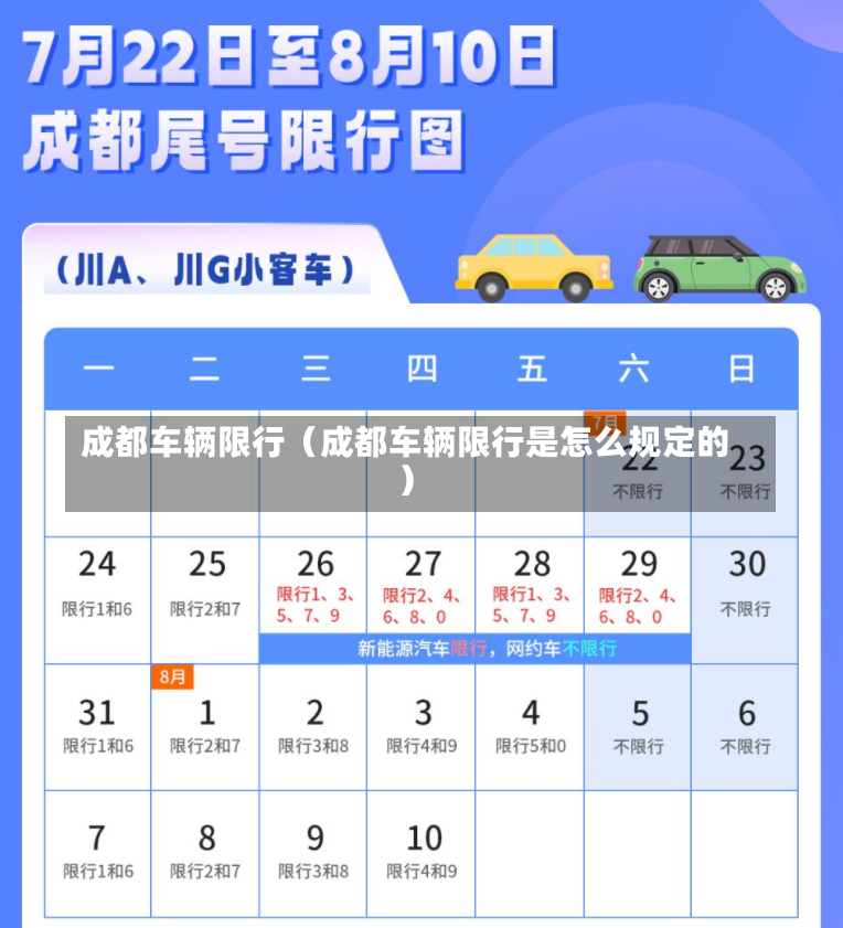 成都车辆限行（成都车辆限行是怎么规定的）-第2张图片