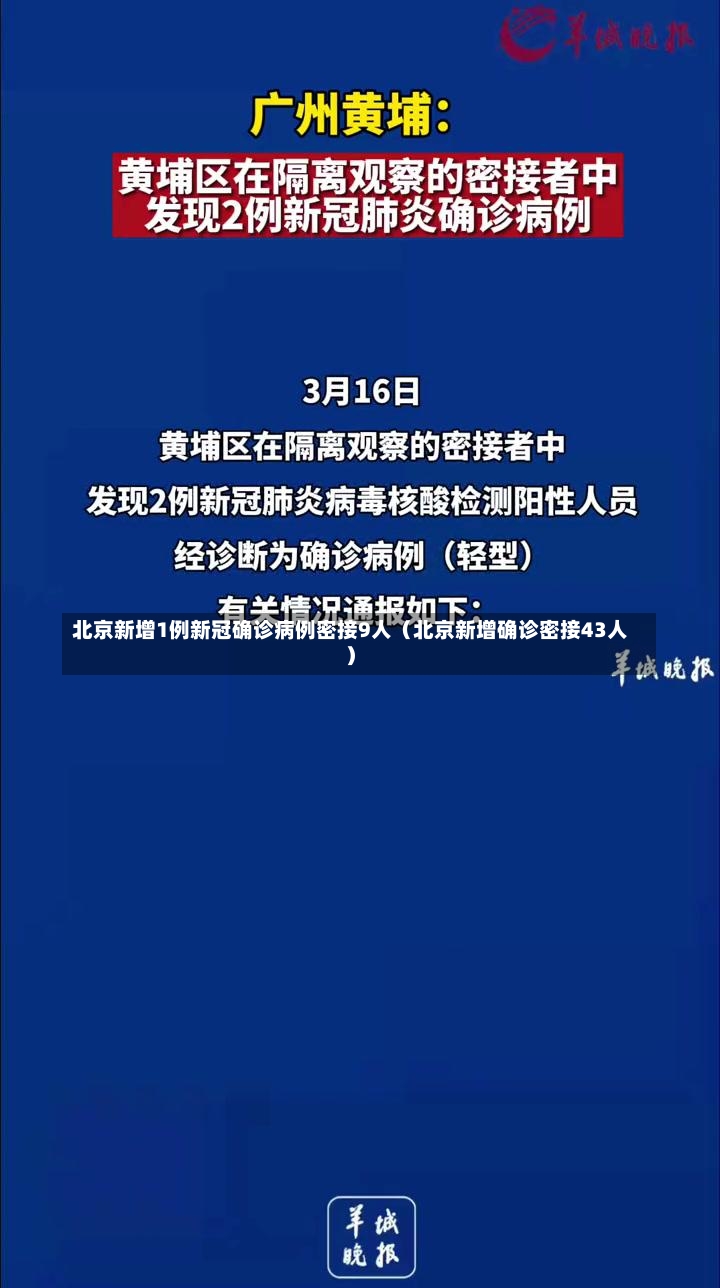 北京新增1例新冠确诊病例密接9人（北京新增确诊密接43人）-第2张图片