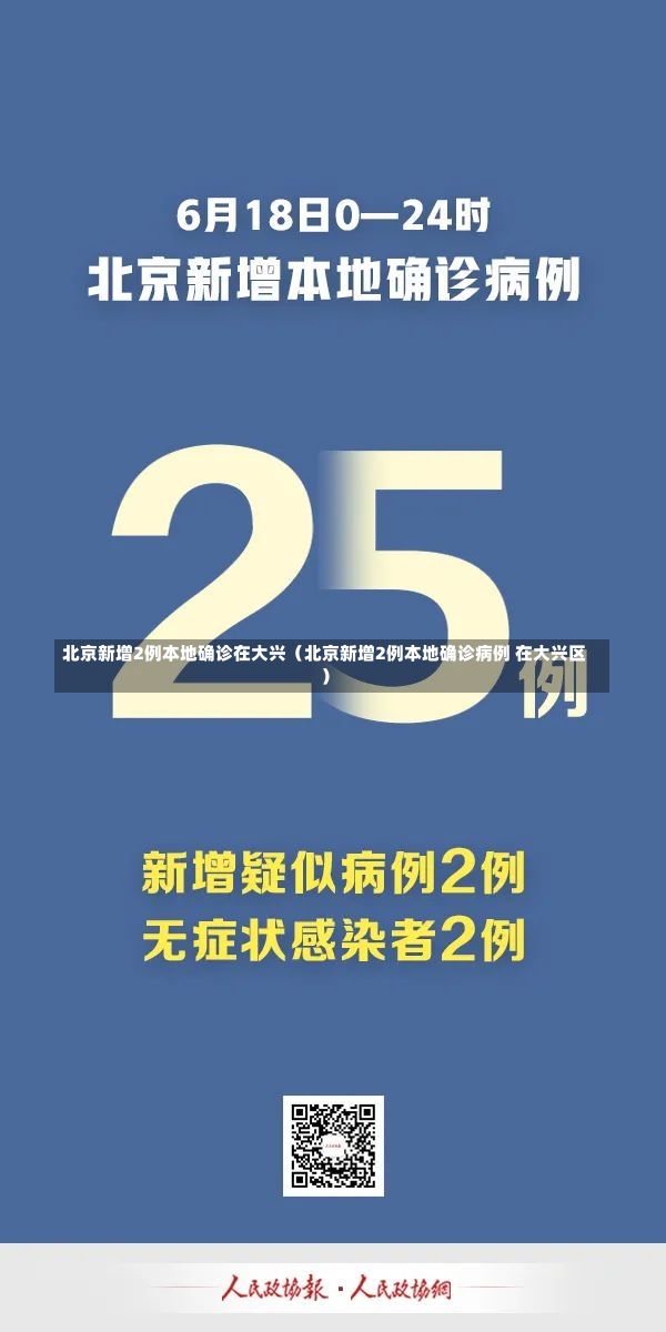 北京新增2例本地确诊在大兴（北京新增2例本地确诊病例 在大兴区）-第1张图片