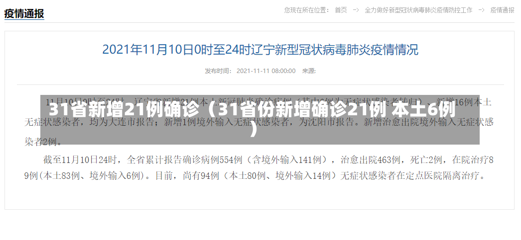 31省新增21例确诊（31省份新增确诊21例 本土6例）-第3张图片