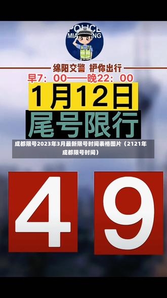 成都限号2023年3月最新限号时间表格图片（2121年成都限号时间）-第1张图片