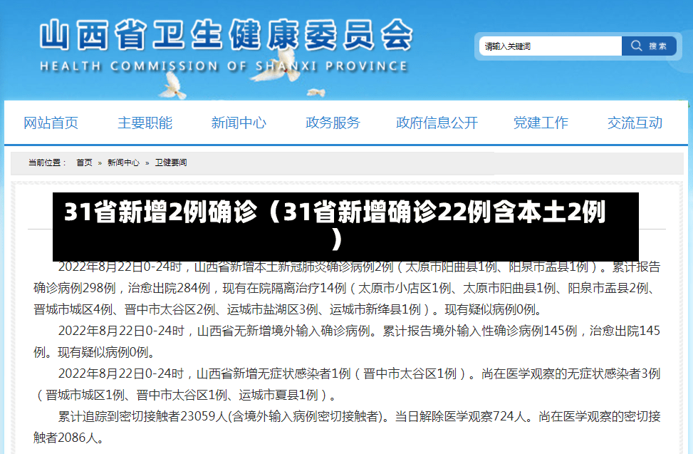 31省新增2例确诊（31省新增确诊22例含本土2例）-第2张图片