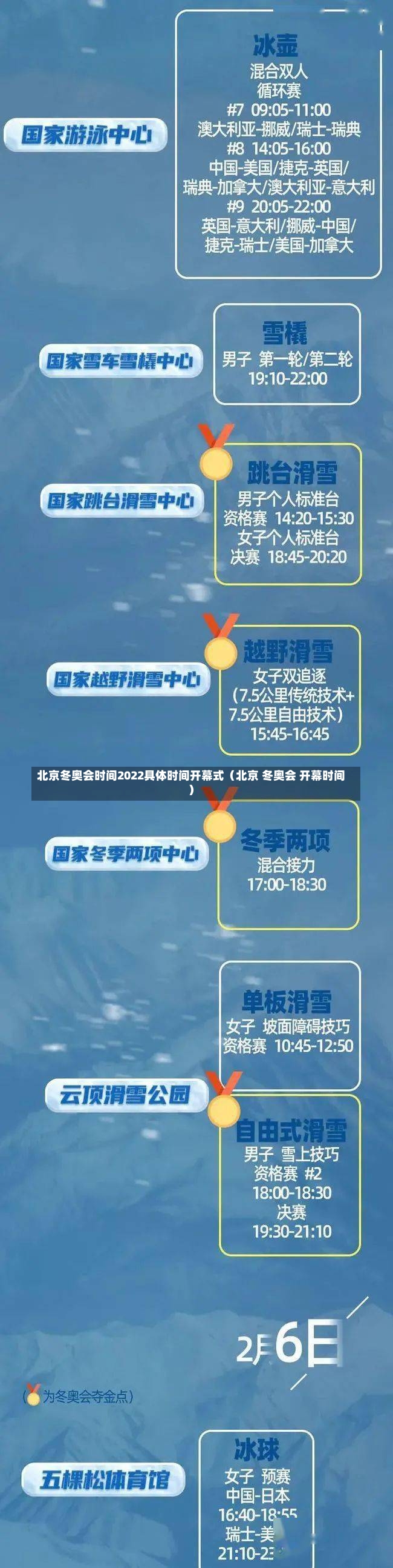 北京冬奥会时间2022具体时间开幕式（北京 冬奥会 开幕时间）-第1张图片