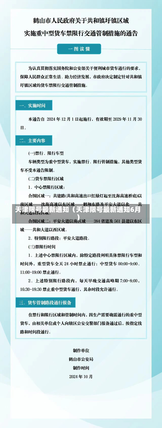 天津限号最新通知（天津限号最新通知6月）-第1张图片