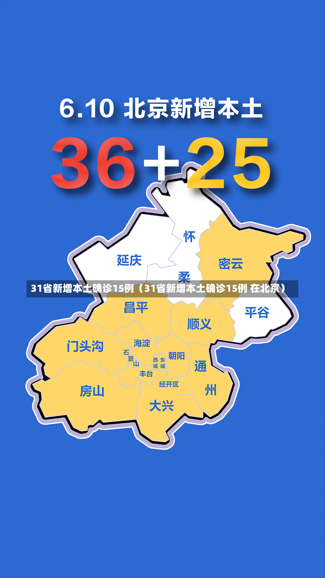 31省新增本土确诊15例（31省新增本土确诊15例 在北京）-第2张图片