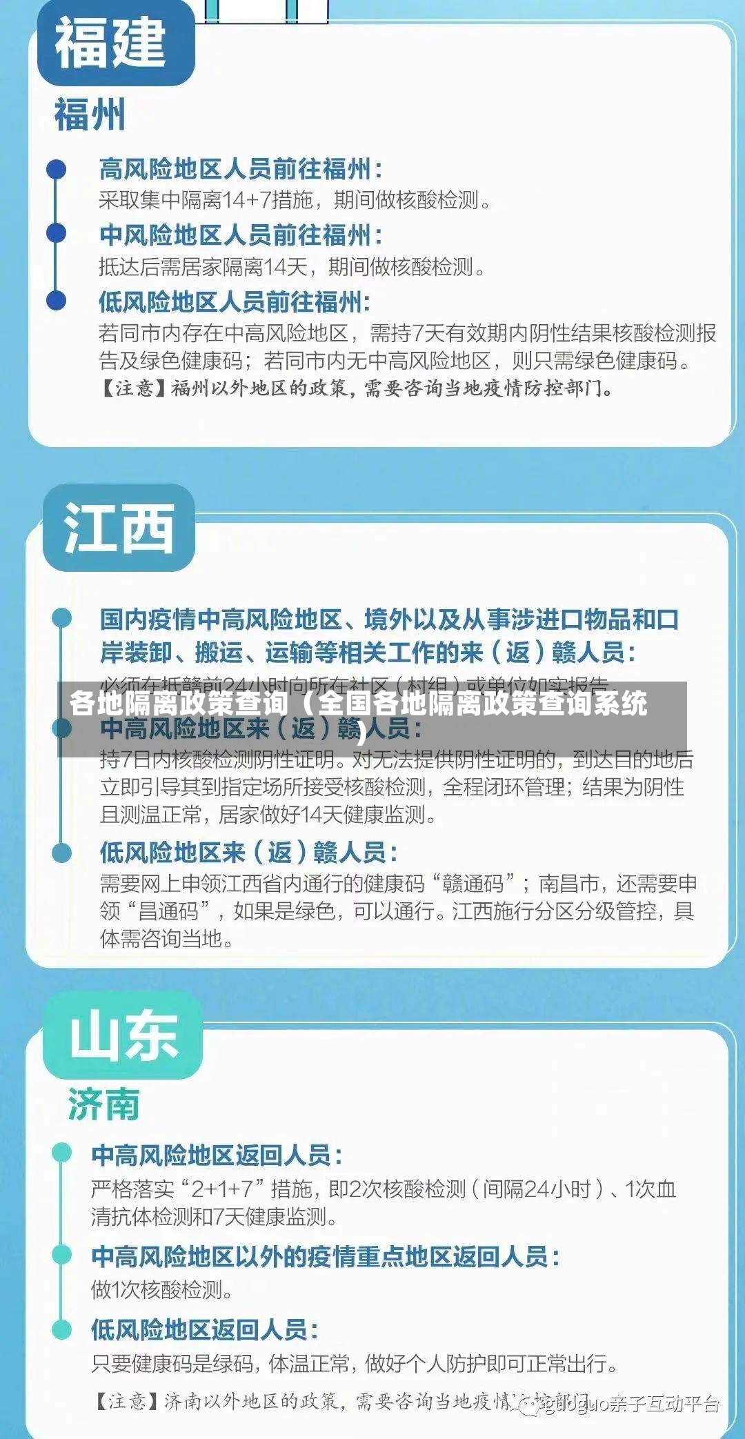 各地隔离政策查询（全国各地隔离政策查询系统）