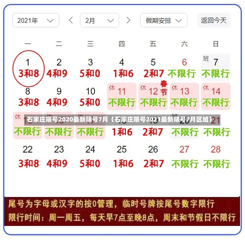 石家庄限号2020最新限号7月（石家庄限号2021最新限号7月区域）