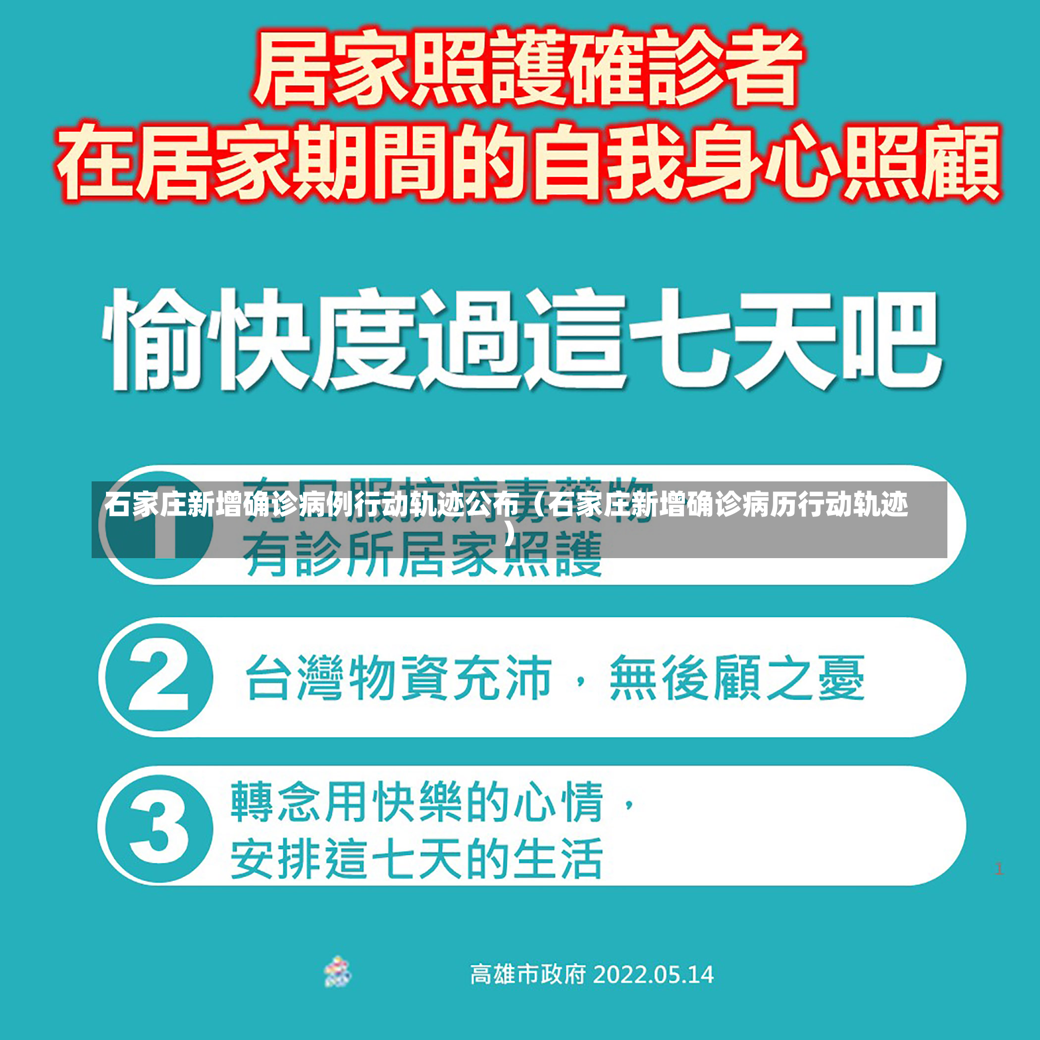 石家庄新增确诊病例行动轨迹公布（石家庄新增确诊病历行动轨迹）-第2张图片