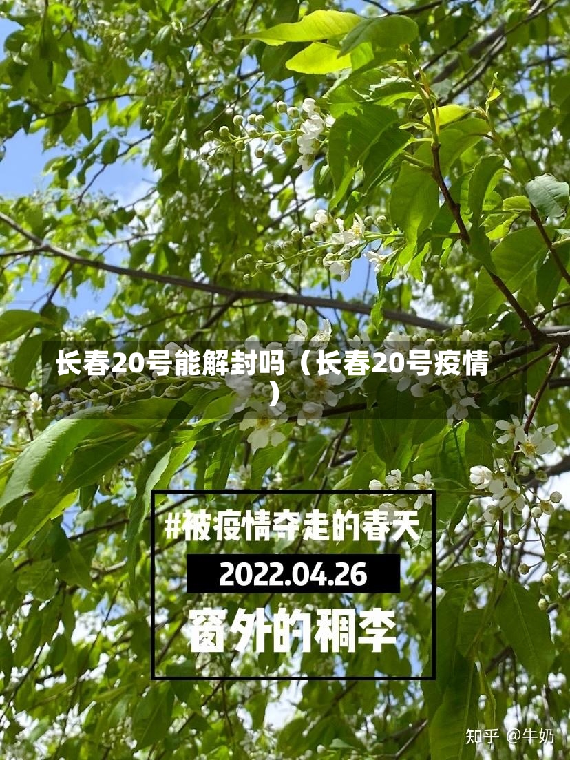 长春20号能解封吗（长春20号疫情）