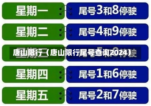 唐山限行（唐山限行尾号查询2024）-第2张图片