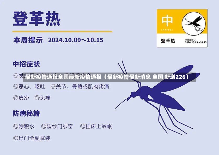 最新疫情通报全国最新疫情通报（最新疫情最新消息 全国 新增226）