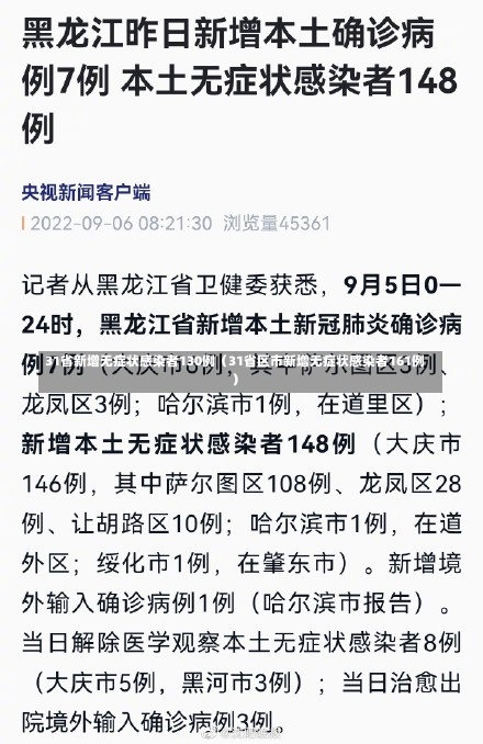 31省新增无症状感染者130例（31省区市新增无症状感染者161例）-第2张图片