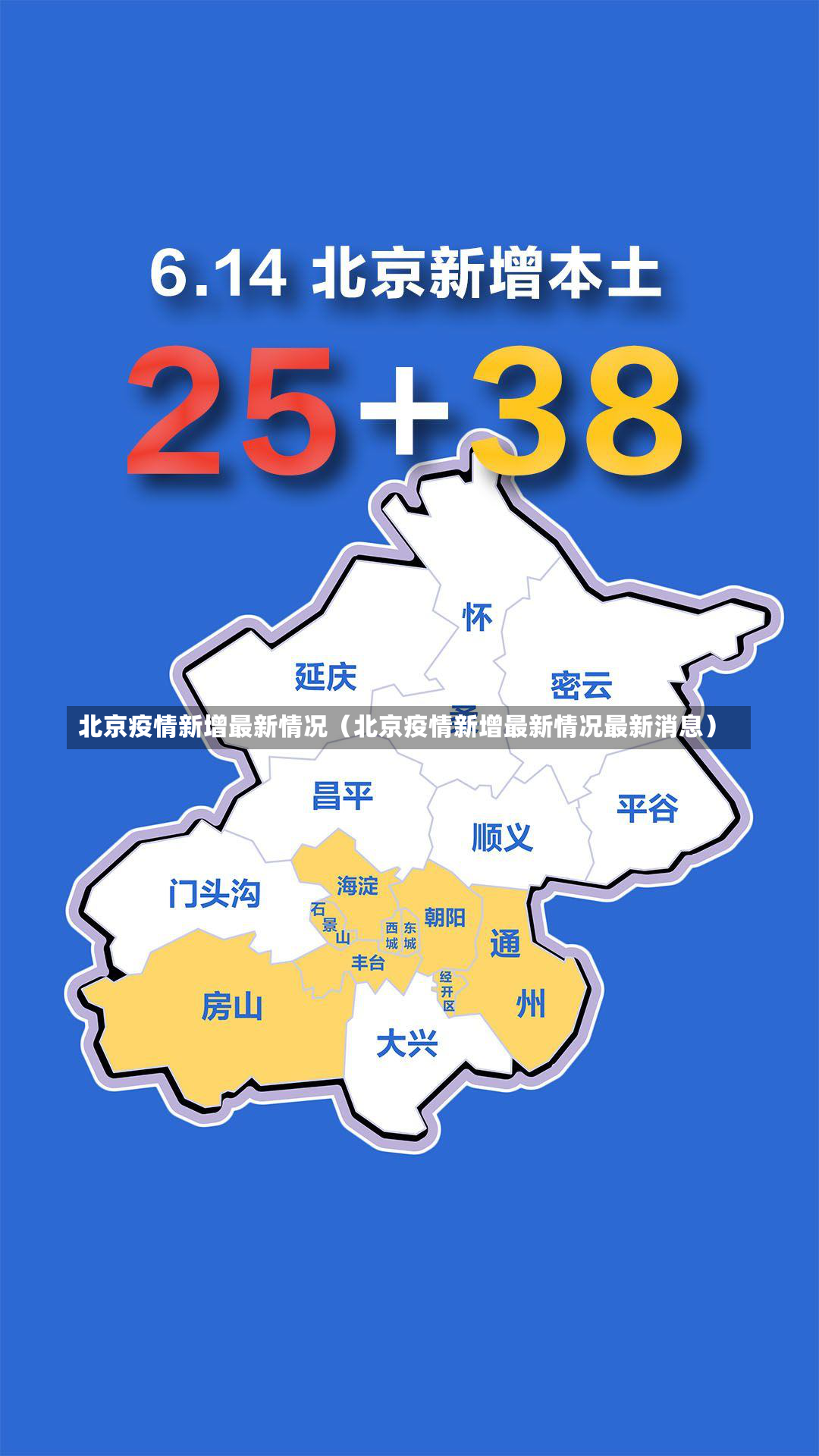 北京疫情新增最新情况（北京疫情新增最新情况最新消息）